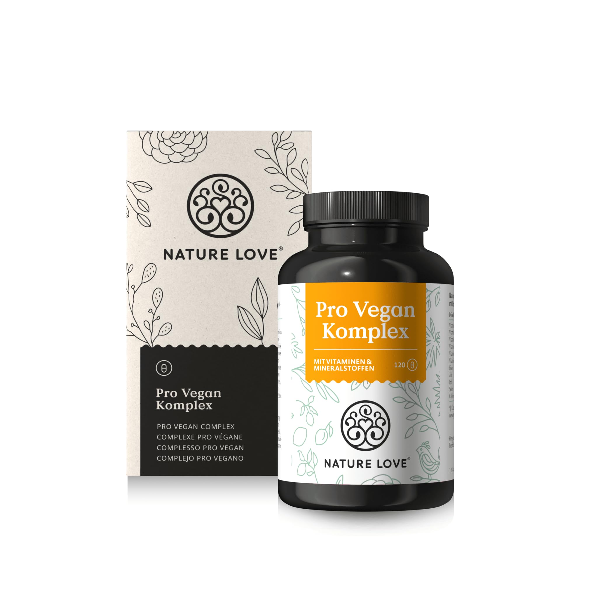 Nature Love Pro Vegan Komplex Nahrungsergänzungsmittel