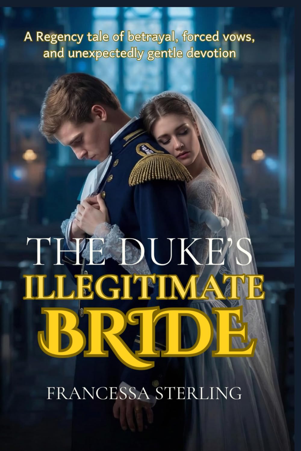 The Duke’s Illegitimate Bride: A Spicy Slow-Burn Regency Romance of a Scarred Duke, a Hidden Daughter, and a Perilous Marriage of Convenience (The Officer’s Vows)