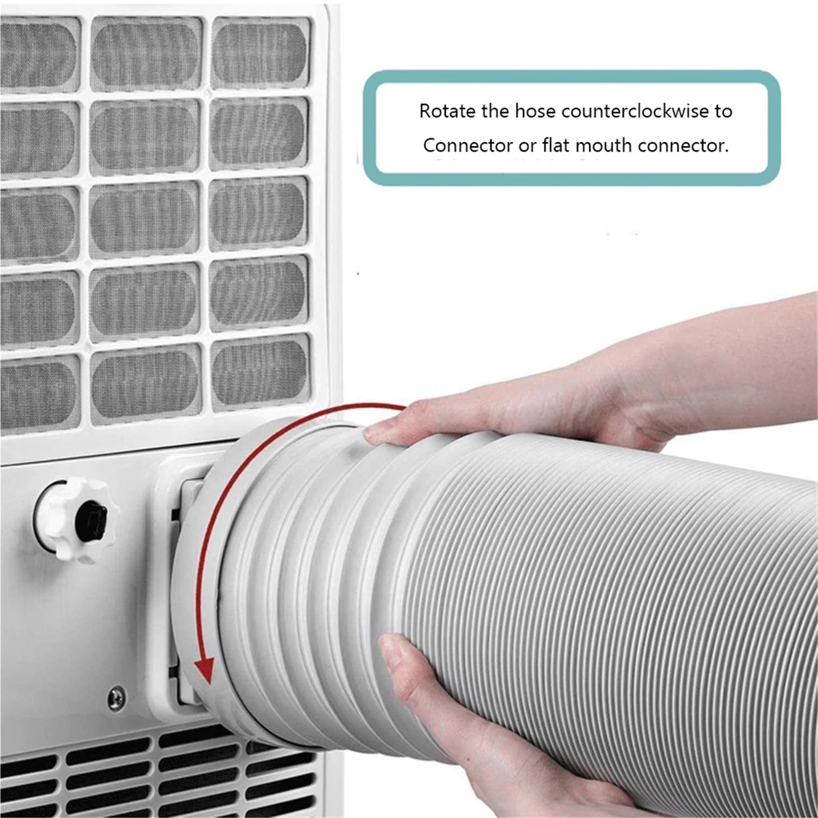 Tubo Aluminio Flexible Tubo de ventilación Tubo Flexible Universal Tubo de ventilación de Aire Manguera Conducto de Escape del Aire Acondicionado Sistema de ventilación de Aire(150mm x 1.5M)
