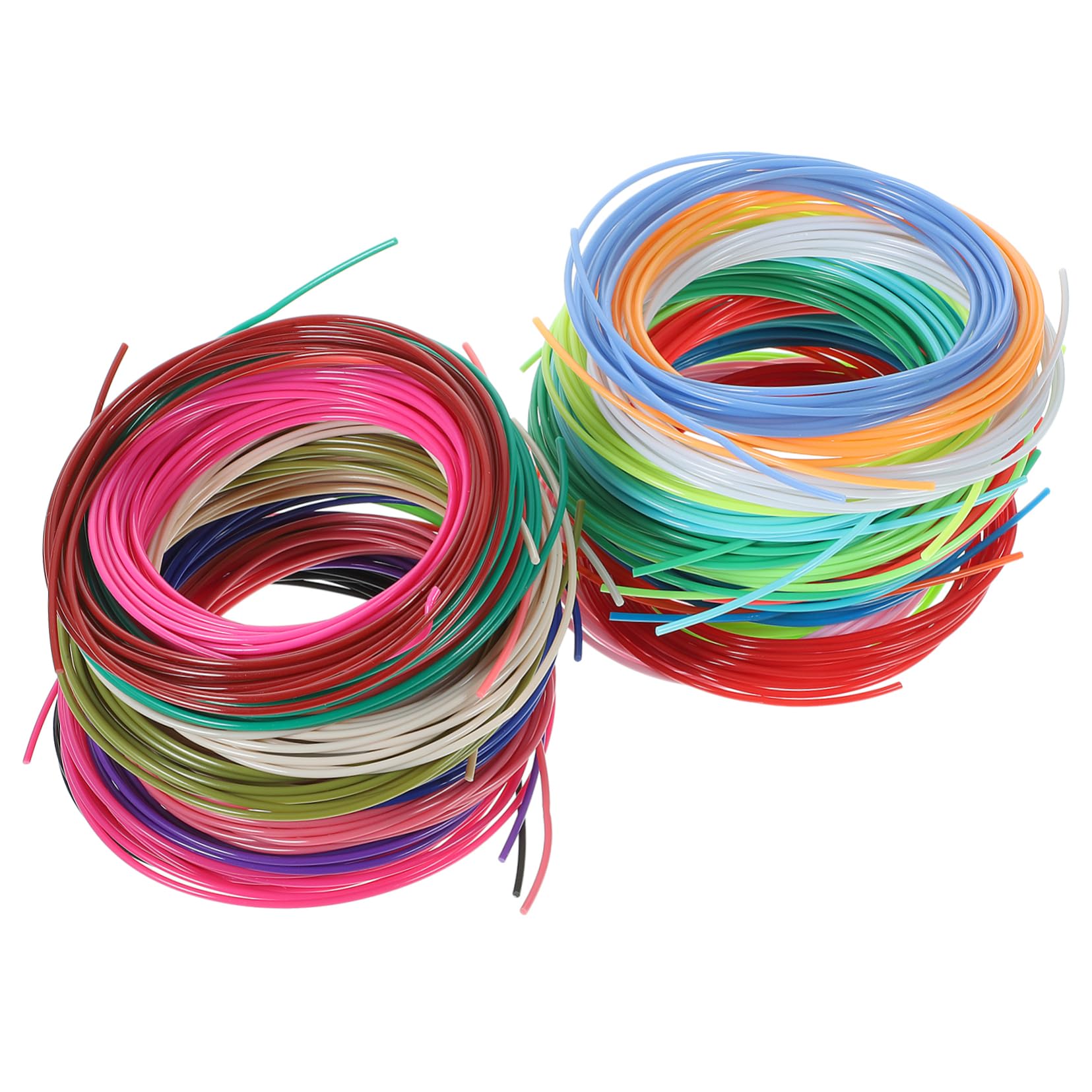 Cabilock 5 Rollos consumibles de impresión 3d material de impresora 3d suministros de impresión 3d accesorio de impresora 3d accesorio de impresión material de impresión de la impresora PCL