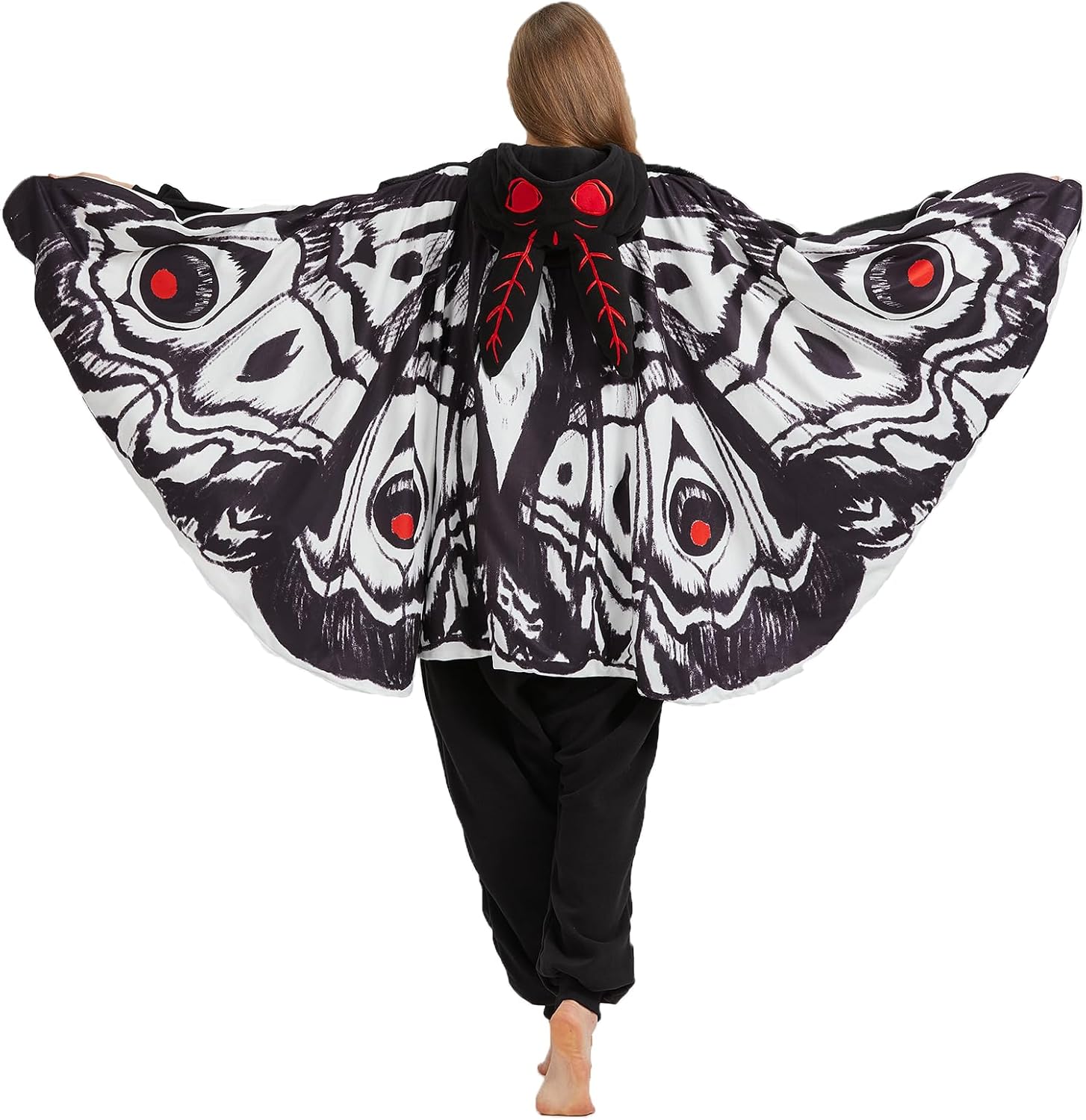 Mothman Onesie Pajamas Mothman Costume Adult Halloween Onesie Christmas Cosplay Unisex Party Costume