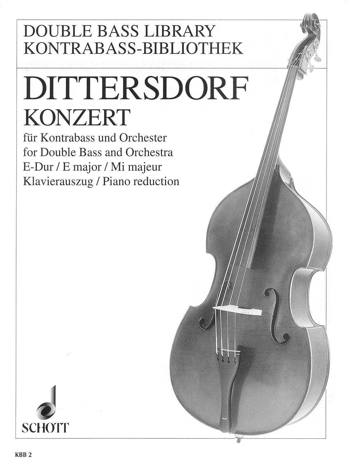 Double Bass Concerto in E Major, Krebs 172: Double Bass and Piano (Double Bass Library / Kontrabass-bibliothek)