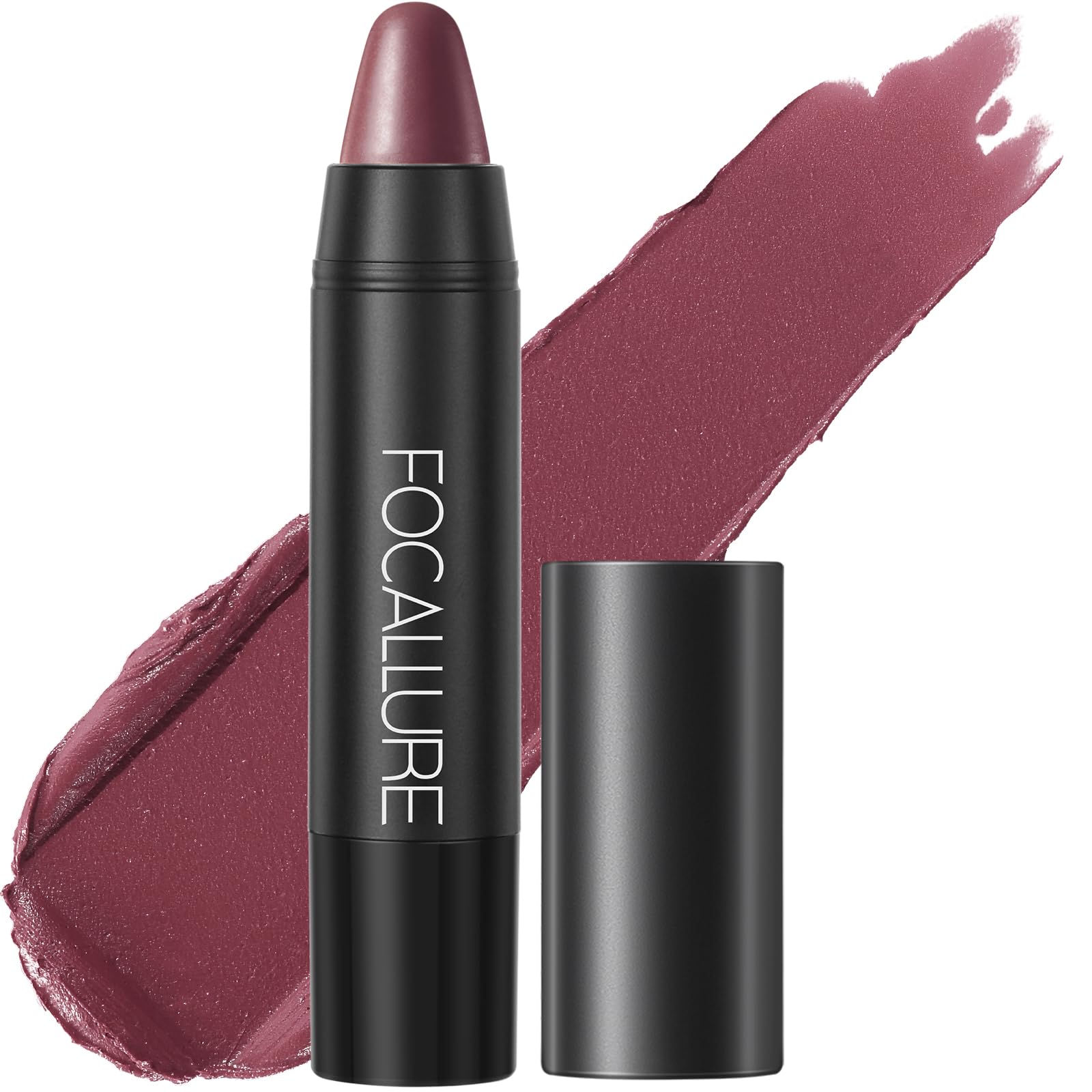 FOCALLURE Ultra Chic Matte Lipstick,Rich Vitamin E Lip Crayon,Lightweight Matte Color without Drying or Fading,Long Lasting Waterproof Lips Makeup,DARE YOU