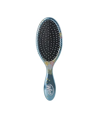 Wet Brush Original Detangler - Cepillo de cabello, diseño Cenicienta (Disney) Princess Wholehearted, color azul, todo tipo de cabello, cerdas