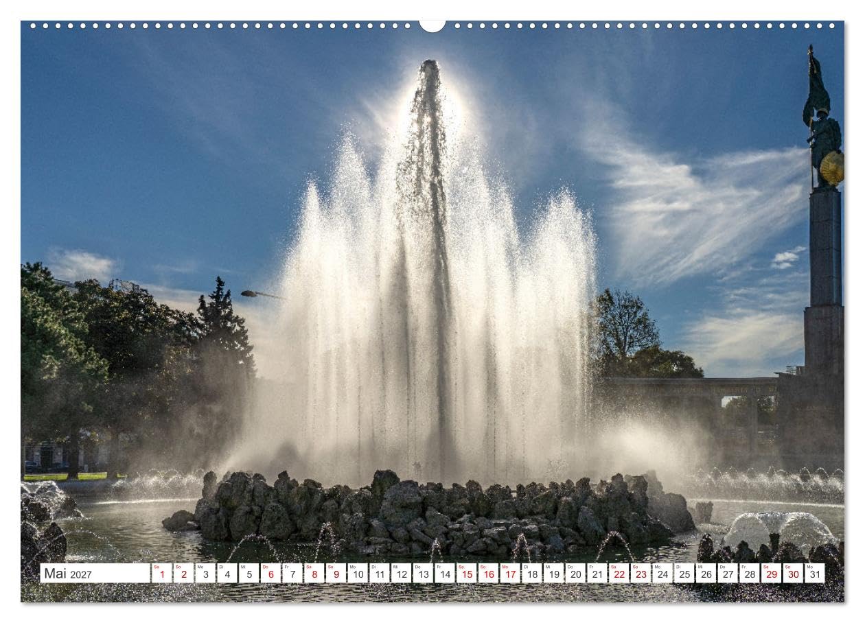 CALVENDO - Österreich - Wien (Wandkalender 2027 DIN A2 quer), Monatskalender: Die faszinierende österreichische Hauptstadt in einem Kalender vom Reisefotografen Peter Schickert.