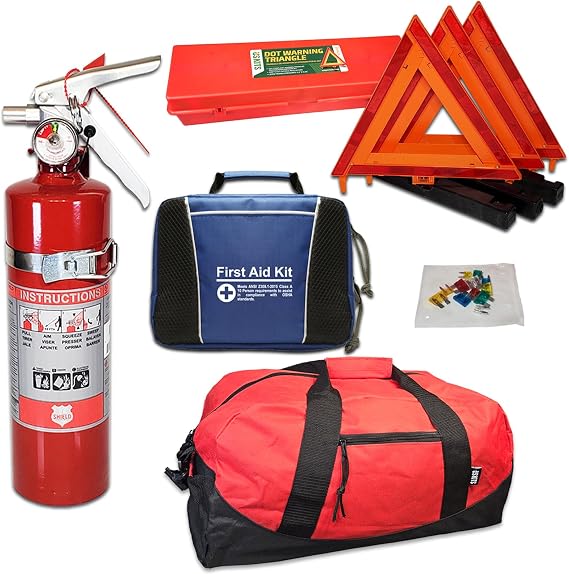 DOT Auto Emergency Kit with Soft Pack ANSI Kit