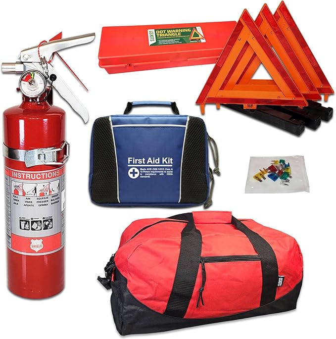 Kit de Emergencia DOT con Extintor y Triángulos miniatura 2
