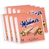 manner vienna neapolitan 75g waffles with hazelnut filling (pack of 8)