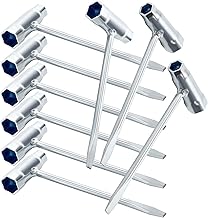 Okllen 9 Pack Chainsaw Scrench, T-Wrench Spanner Tool 13mm x 19mm (13-by-19mm), Combination Screwdriver and Wrench Adjustment Tool for Saws Chains Nuts Spark Plug