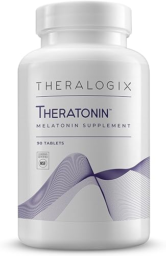 Theralogix Suplemento de melatonina Theratonin - Suministro para 90 días - Suplemento de apoyo para dormir - Melatonina para ayudar a una buena