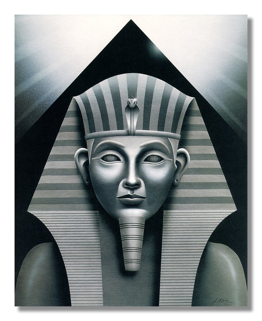 Egyptian Sphinx and Pyramid Wall Picture Art Print