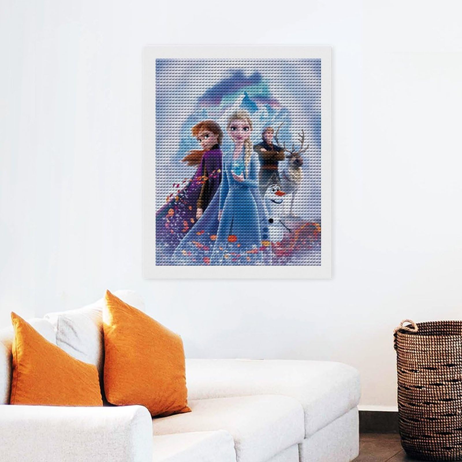 Amazon | ダイヤモンドアート アナと雪の女王 ダイヤモンド絵画 5D