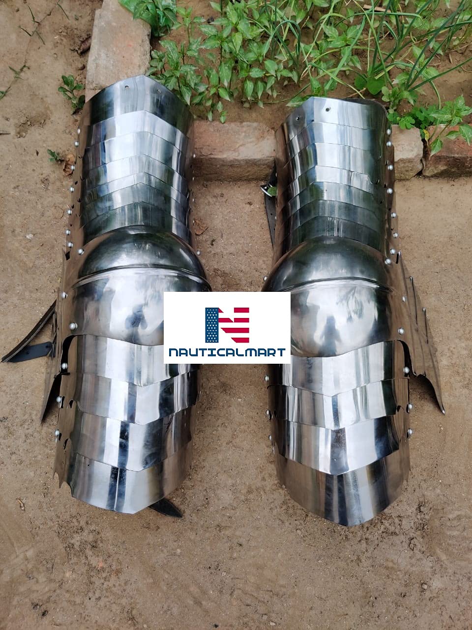 Medieval Leg Guard Plate Armor Costume