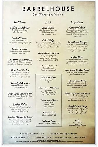 Vista 8 de StoreSMART® HPP11X17-MENU-10 - Cubiertas rígidas de plástico para menú, 10 unidades, 11 x 17 pulgadas