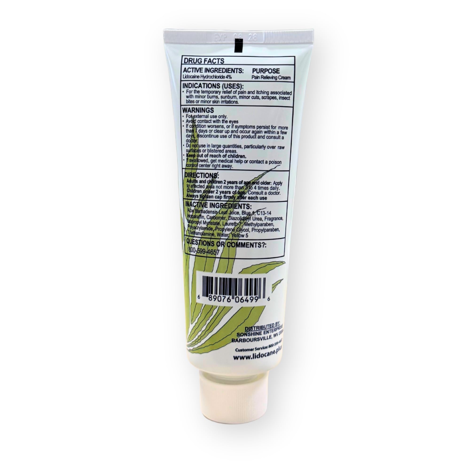 Lidocane Plus Soothing Topical Pain & Itch Relief Cream with Aloe - 4 oz — Amazon image 4