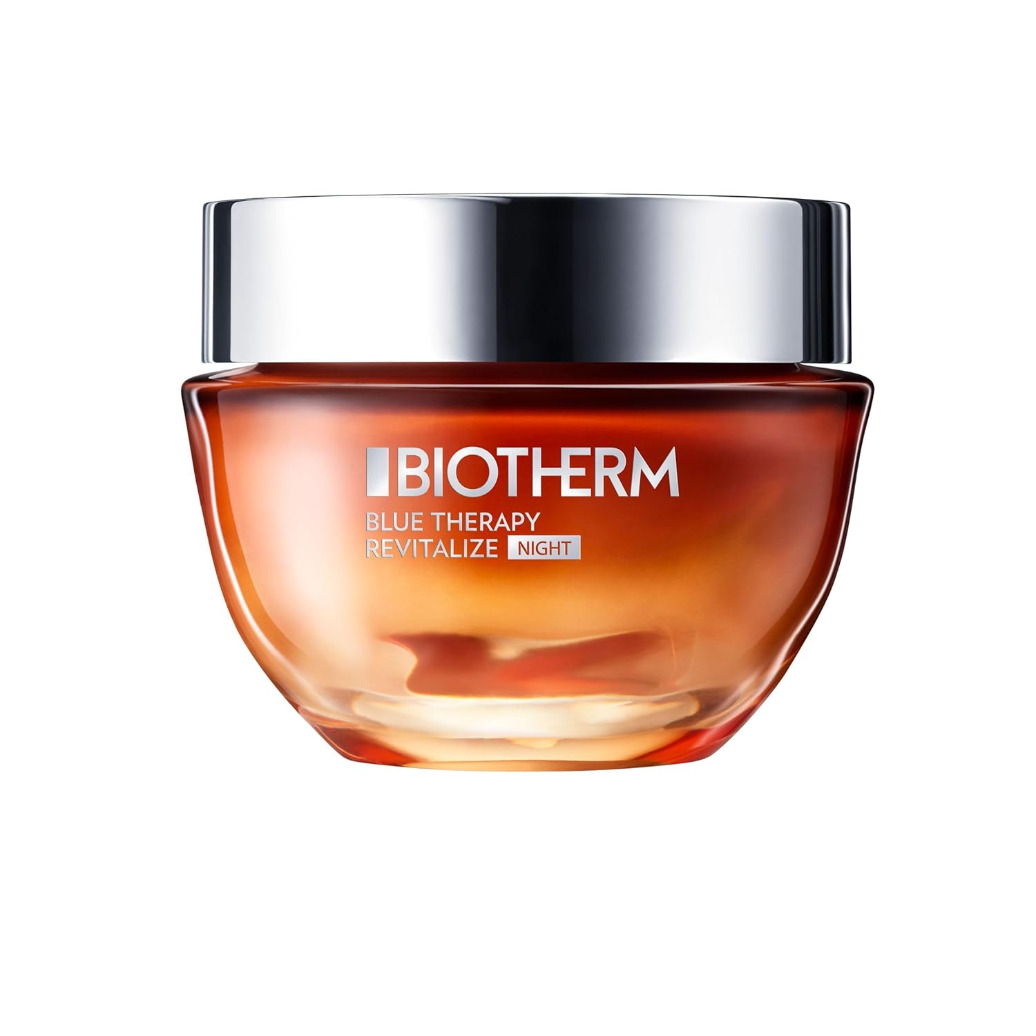 Biotherm Blue Therapy Amber Algae Revitalize Night, Anti-Aging Cream for Dehydrated and Mature Skin with Amber Algae, Nourishing and Firming Formula for a Glowing Complexion, 1.7 F...