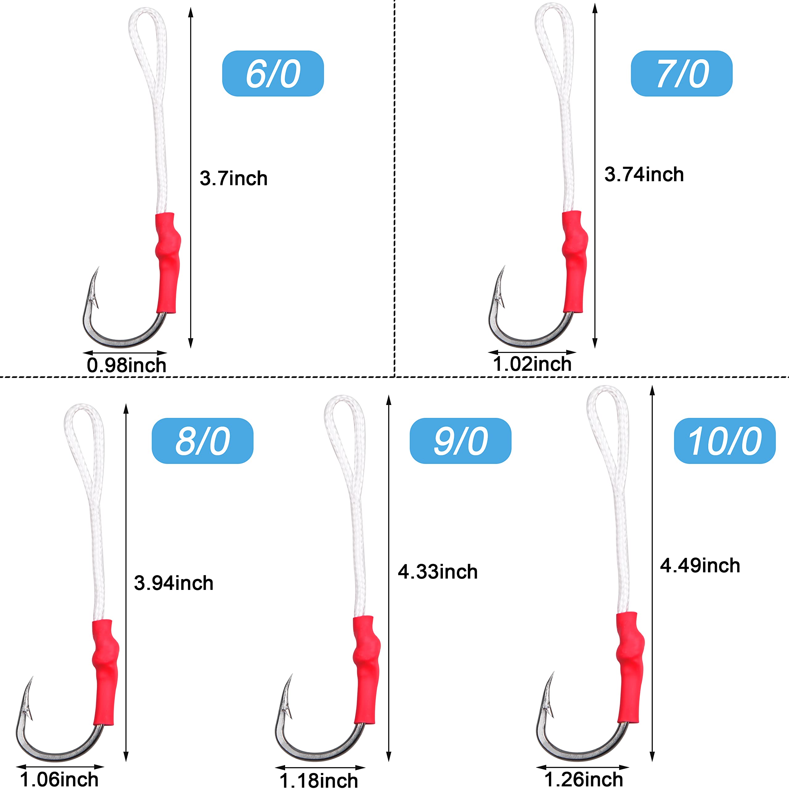 9 0 hooks for halibut fishing Jig Assist Hooks, 20PCS Stainless Steel Jigging with PE Line Saltwater Big Game Tuna Snapper Fishing (20pcs 1/0) : Sports & Outdoors Introduction to Fly Fishing Friendly Number in Pack Color:Gill Fest Daiwa Seaborg
