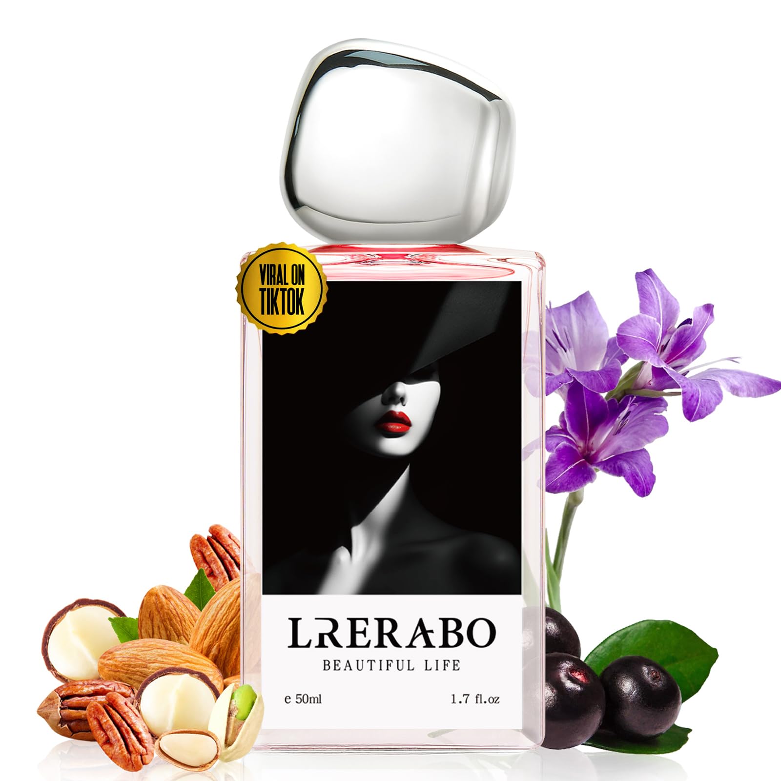 Floral Fruity Gourmand Eau de Parfum - Inspired by L's La Vie Est Belle Pheromones Perfume - Praline, Vanilla, Black Currant | Warm Fragrance Spray for Any Occasion Long Lasting Perfume