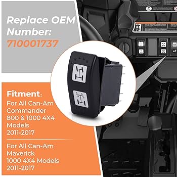 Amazon.com: Foruly Replace 710001737 Four Wheel Drive Switch