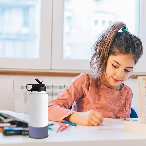 Miniatura 4 de Msriky Bota protectora de silicona para Hydro Flask de 12 a 24 onzas, Stanley Quencher H2.0 40 oz 30 oz y más Brand Yeti, Simple Modern, Accesorios