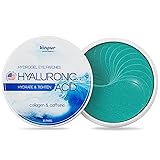 Under Eye Patches with Collagen, Caffeine & Hyaluronic Acid - Blue Eye Masks Made to Depuff, Hydrate, Reduce Dark Circles & Eye Bags, Smooth Fine Lines – Premium Facial Skincare 30 Pairs Blue - Hyaluronic Acid 30 Pairs (Pack of 1)