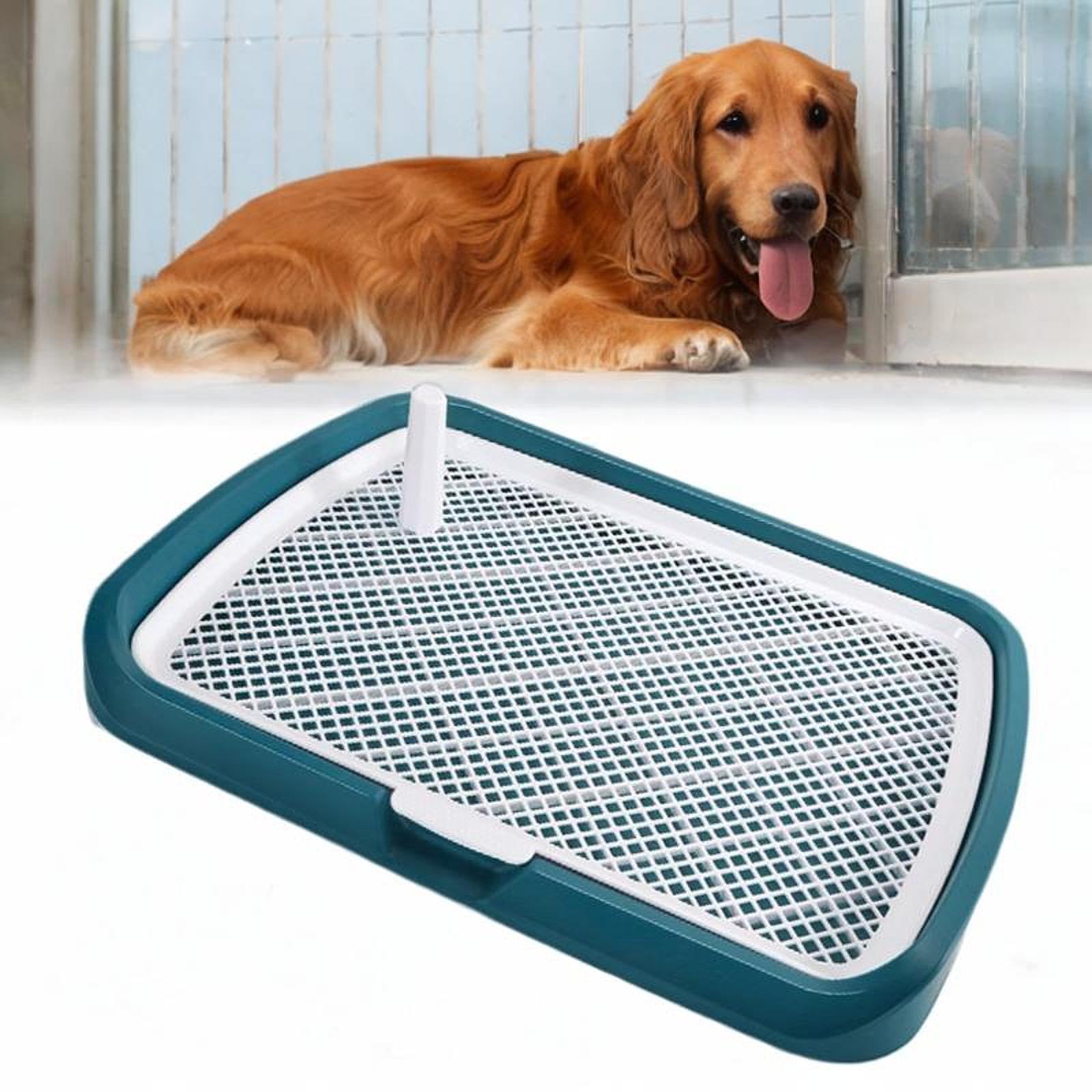 Bandeja Sanitaria para Mascotas Bandeja de Arena para Cachorros y Perros Pequeños Soporte de Bandeja Higiénica Fácil de Limpiar Material PP Apto para