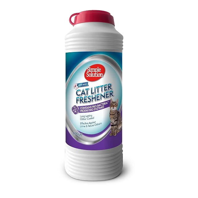 Simple solution Refrescante Cat Litter Con Gránulos De Limpieza Enzimática 1 Unidad 600 g