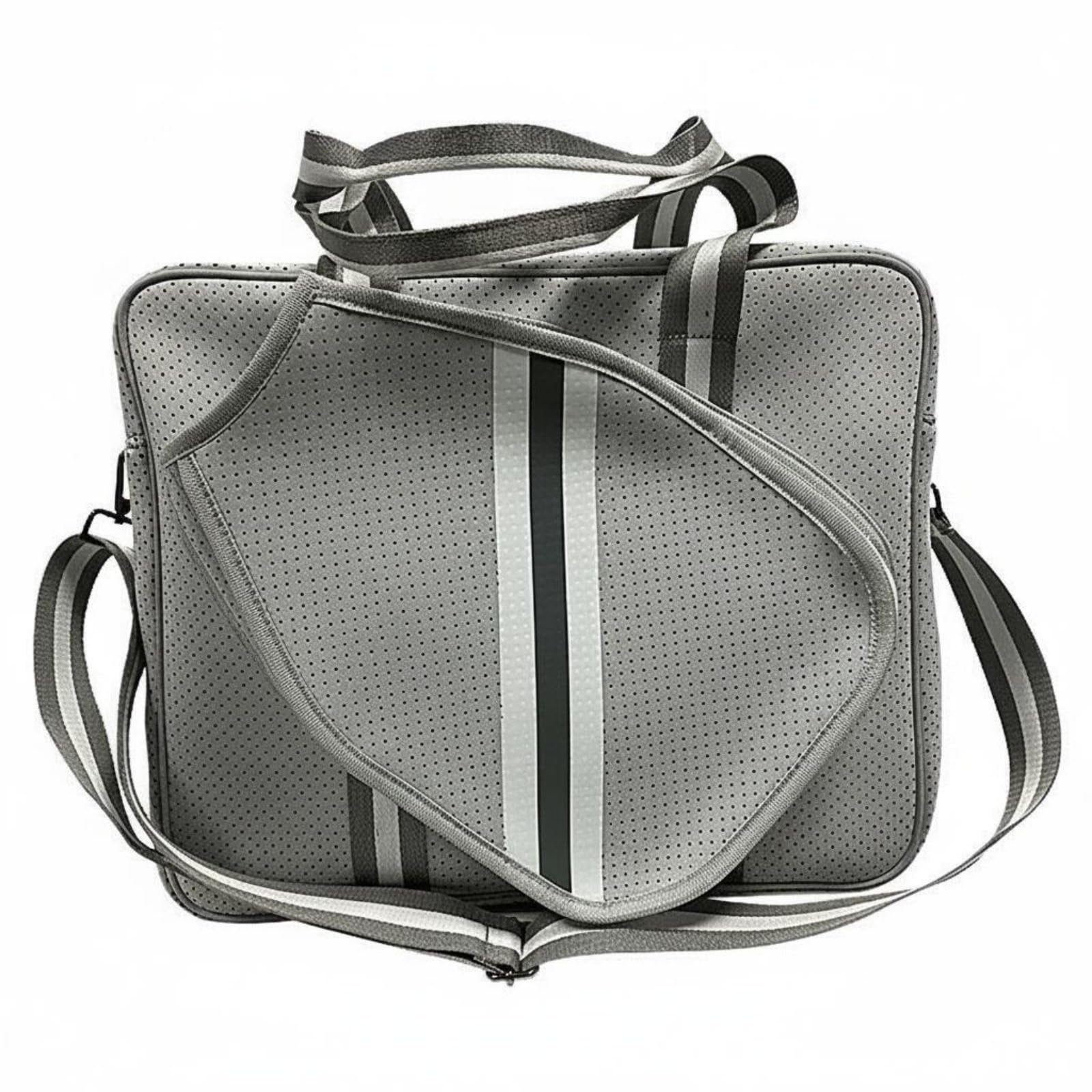 rockible Custodia Pickleball Borsa Racchetta Borsa Padel Zaino Sportiva in Tessuto Neoprene Morbido Resistente All’acqua Anteriore per Pagaia E Fondo