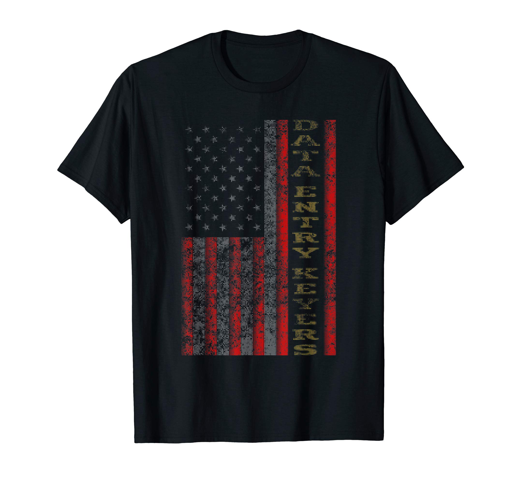 Patriotic Vintage Halftone US Flag TeesCool Patriotic Data Entry Keyers USA - US Flag Gift Idea T-Shirt