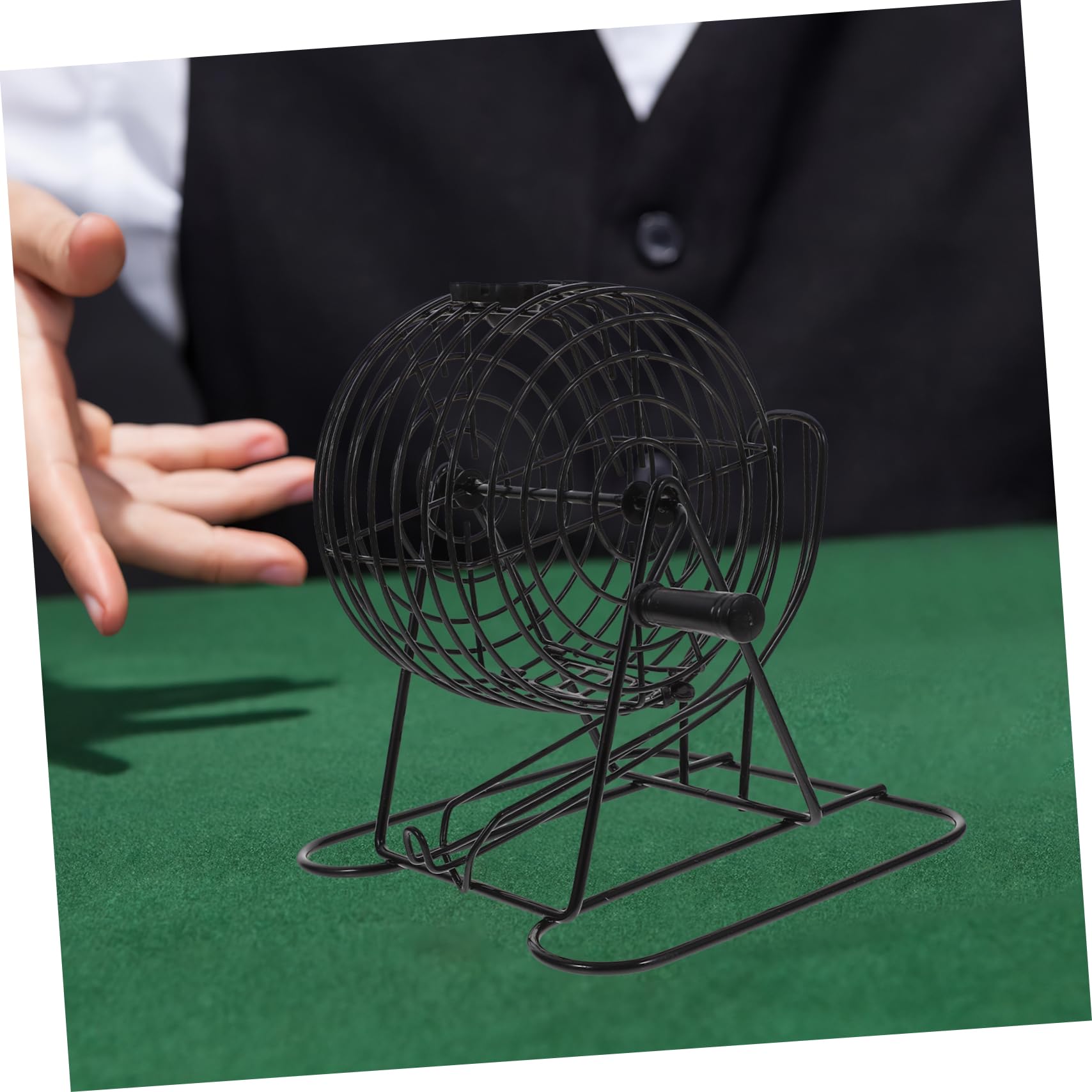 Alasum Máquina de Bingo Interactiva de Hierro Negro para Fiestas Temáticas y Bares, Juego de Mesa Duro Diversión Interactiva y Diseño Resistente