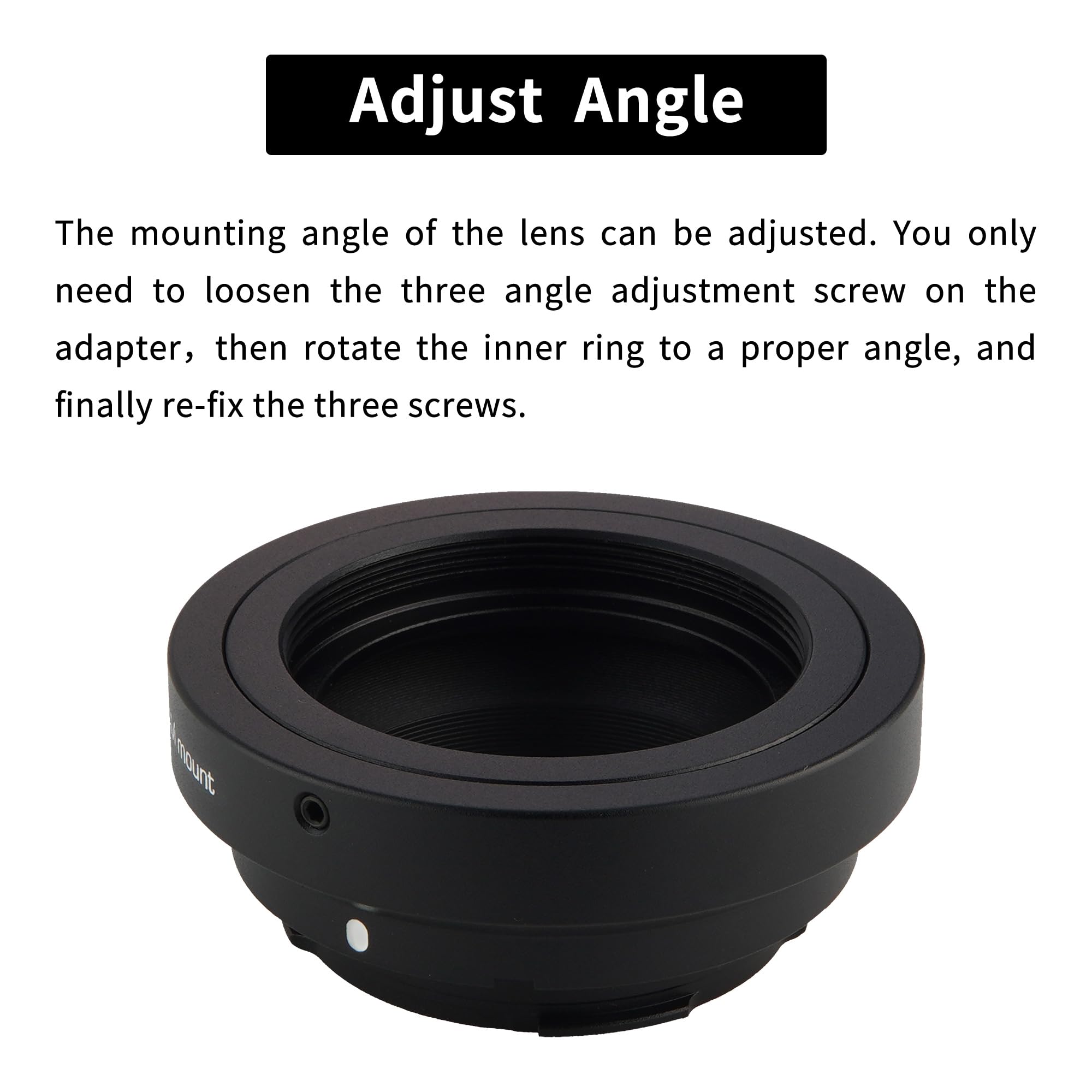 XPIMAGE Lens Mount Adapter Ring for M42 Standard Screw Thread Lens to Leica M Camera