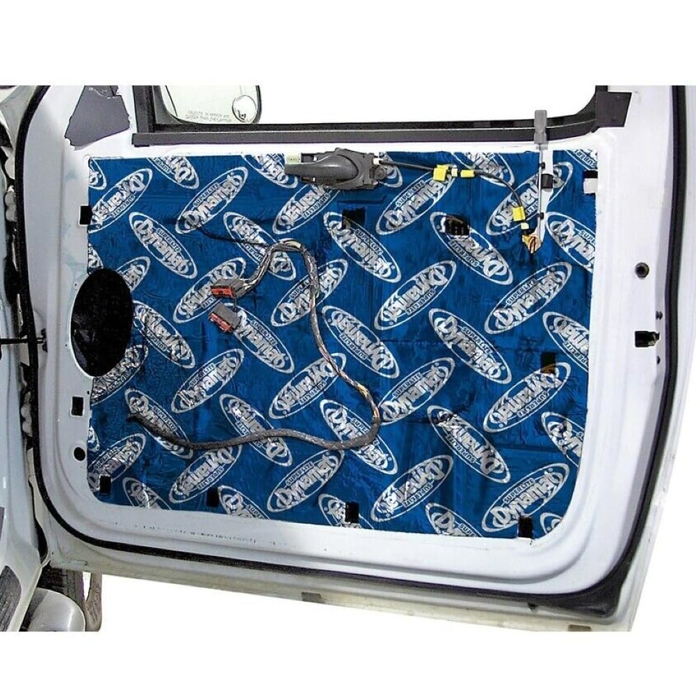 3 arkusze rękawa antywibracyjnego SUPERLITE 18" x 32" do drzwi, drzwi, szafek, głośników i subwooferów 18" x 32" x SPL Izolacja akustyczna do samochodów i domów, 3 arkusze
