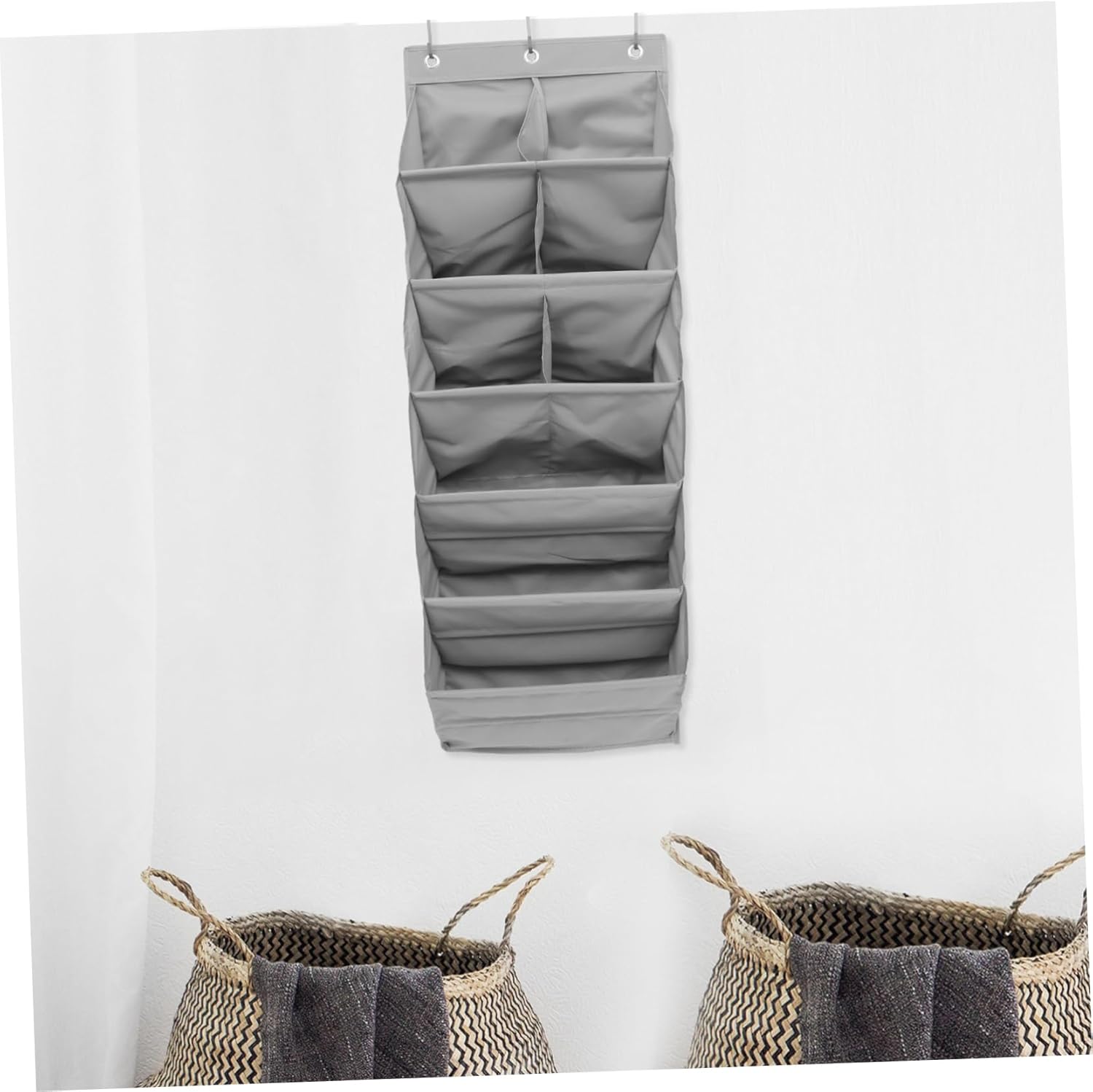 Hanging Toiletry Bag over The Door Storage Non-woven Pocket Bags Rear Door Storage Organizer Closet Organizer Back Pouches