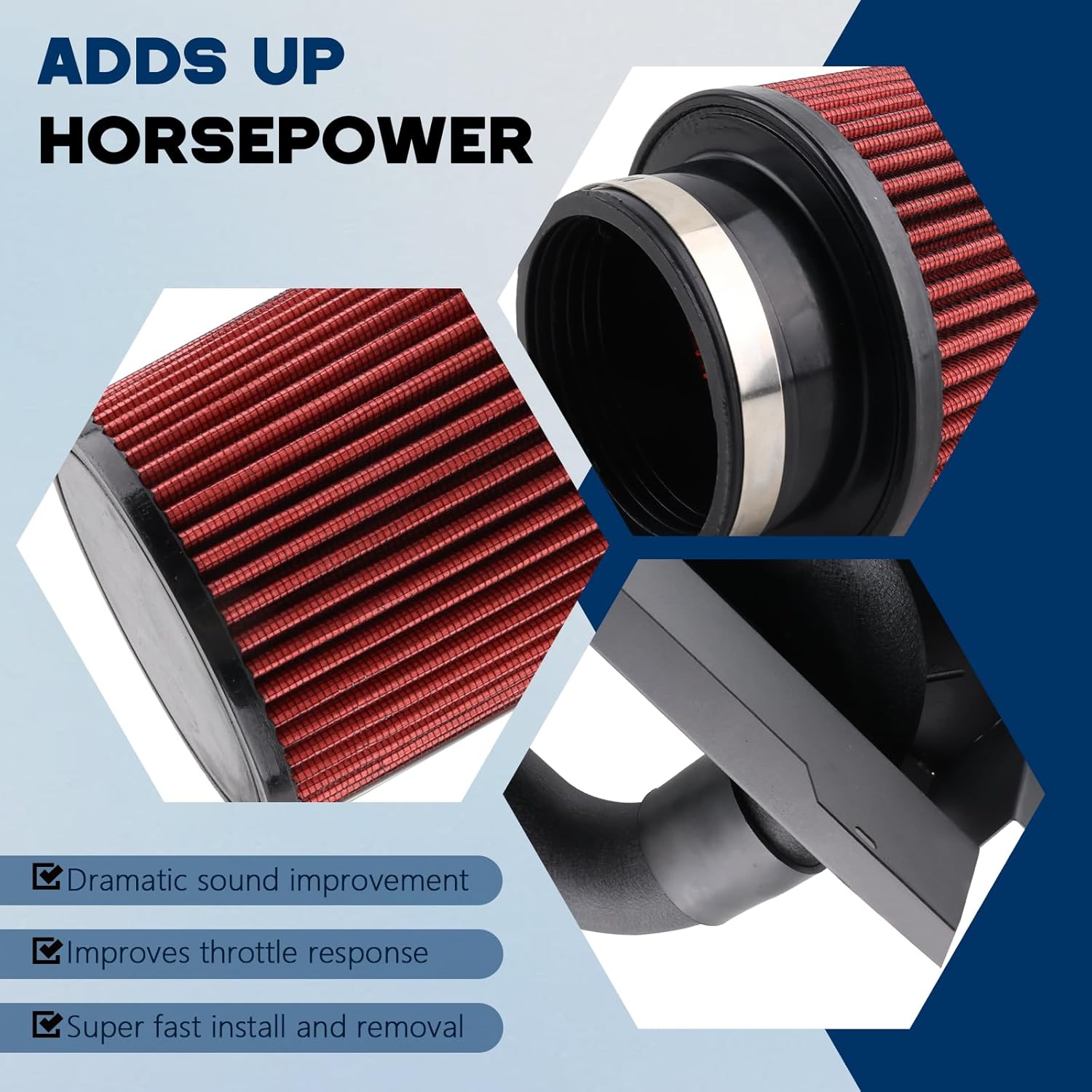Cold Air Intake Compatible With BMW F22 220i 228i/F30 F31 F34 320i 328i /F32 F33 420i 428i 2012-2016 N20/N26 2.0T