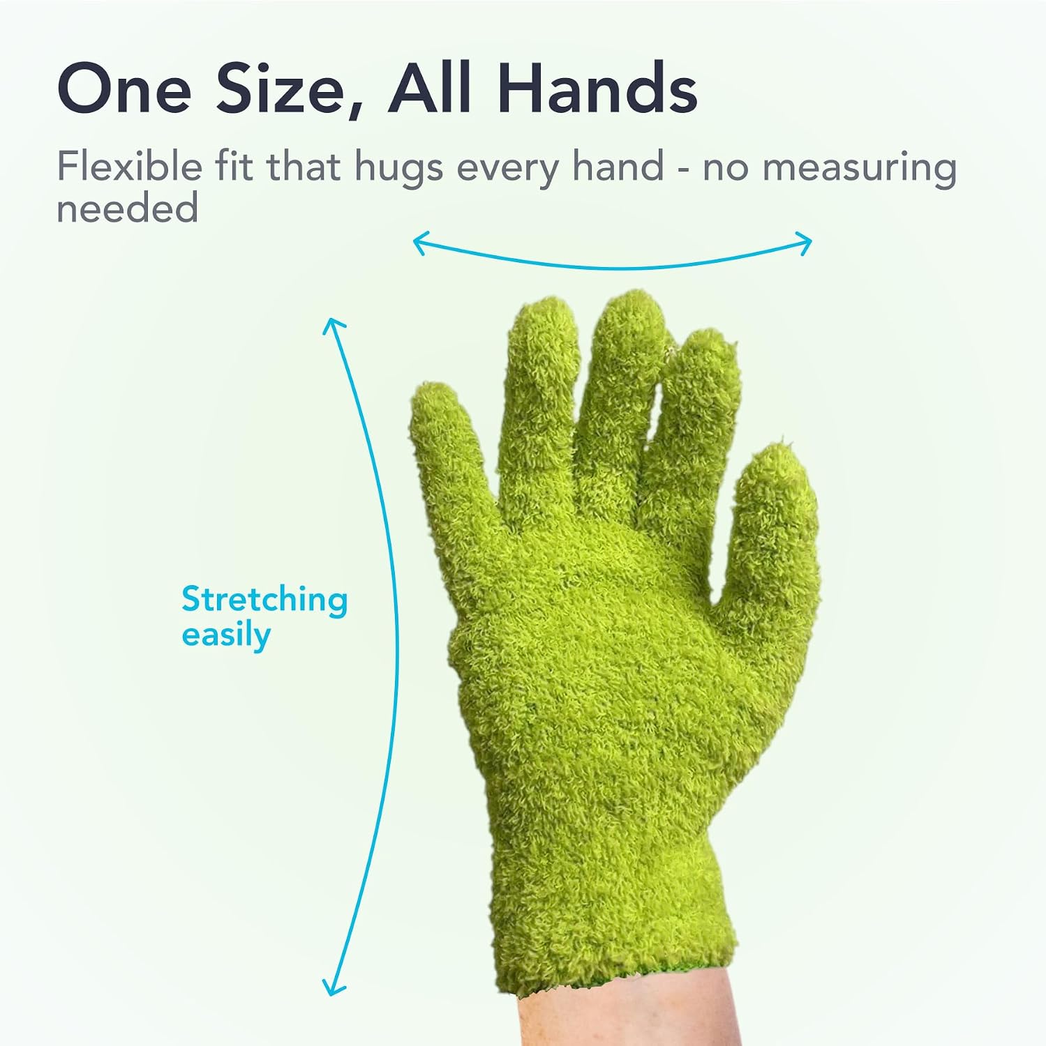 Flora Microfiber Dusting Gloves for Houseplants –Save Your Plants from Hidden Killers–Ultra-Gentle Microfiber