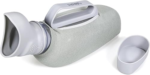 Urinarios portátiles para mujer - Gran capacidad de 40 onzas  40.6 fl oz - Material TPE suave, suave y sin bordes, cubierta de tela cálida, producto disponible en Yaxa Colombia