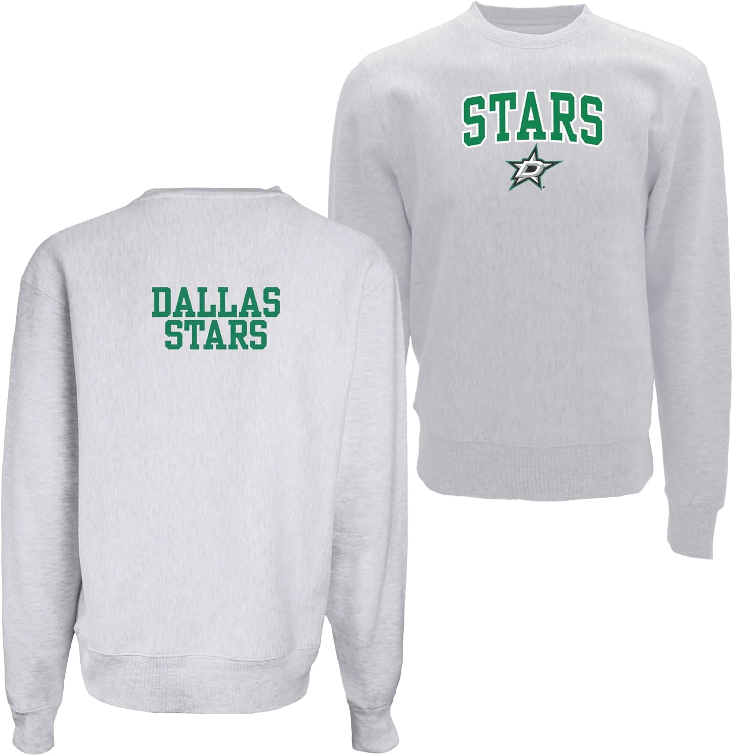 Blue 84 NHL Officially Licensed Crewneck Sweatshirt Heavyweight Twill Embroidery