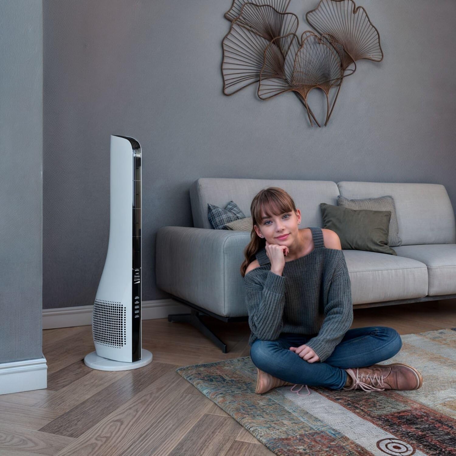 Ventilador Torre 90 Cm - Praxis Eletrodoméstico - 127v Branco
