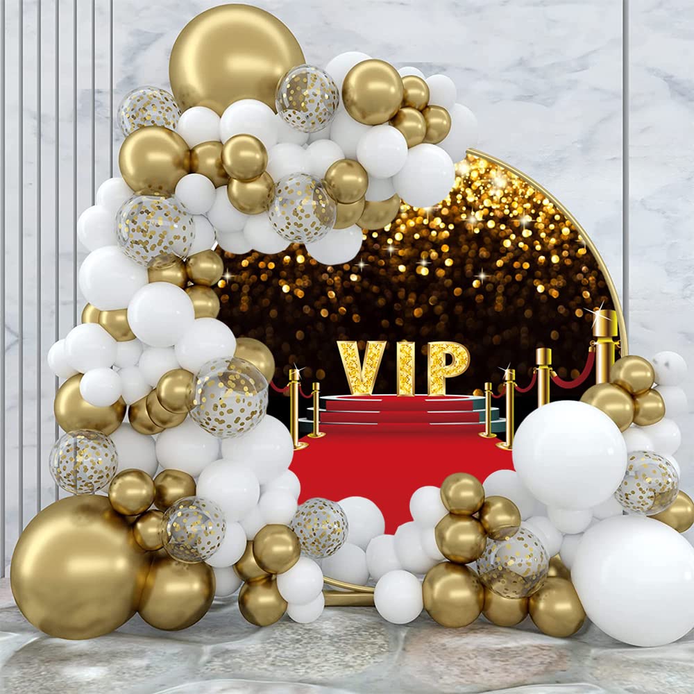 Sfondo rotondo con tappeto rosso, sfondo a tema cinema notturno a tema palcoscenico dorato glitterato VIP sfondo rosso attività matrimonio festa di compleanno decorazione servizio fotografico