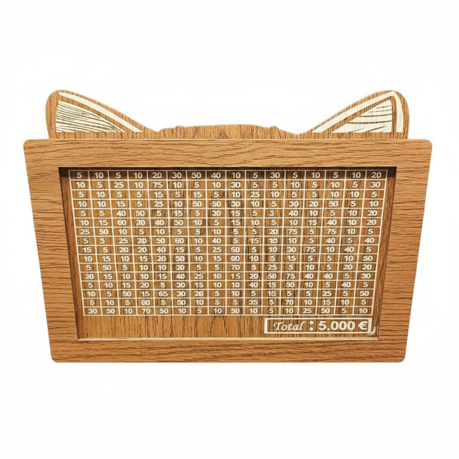 Decorative Design Currency Box Light Brown Erasab B Wood | Natural Interactive Tracking Goal-Oriented Versatile Utility Thoughtful Gift Wood Brown Light Erasab B-image-41