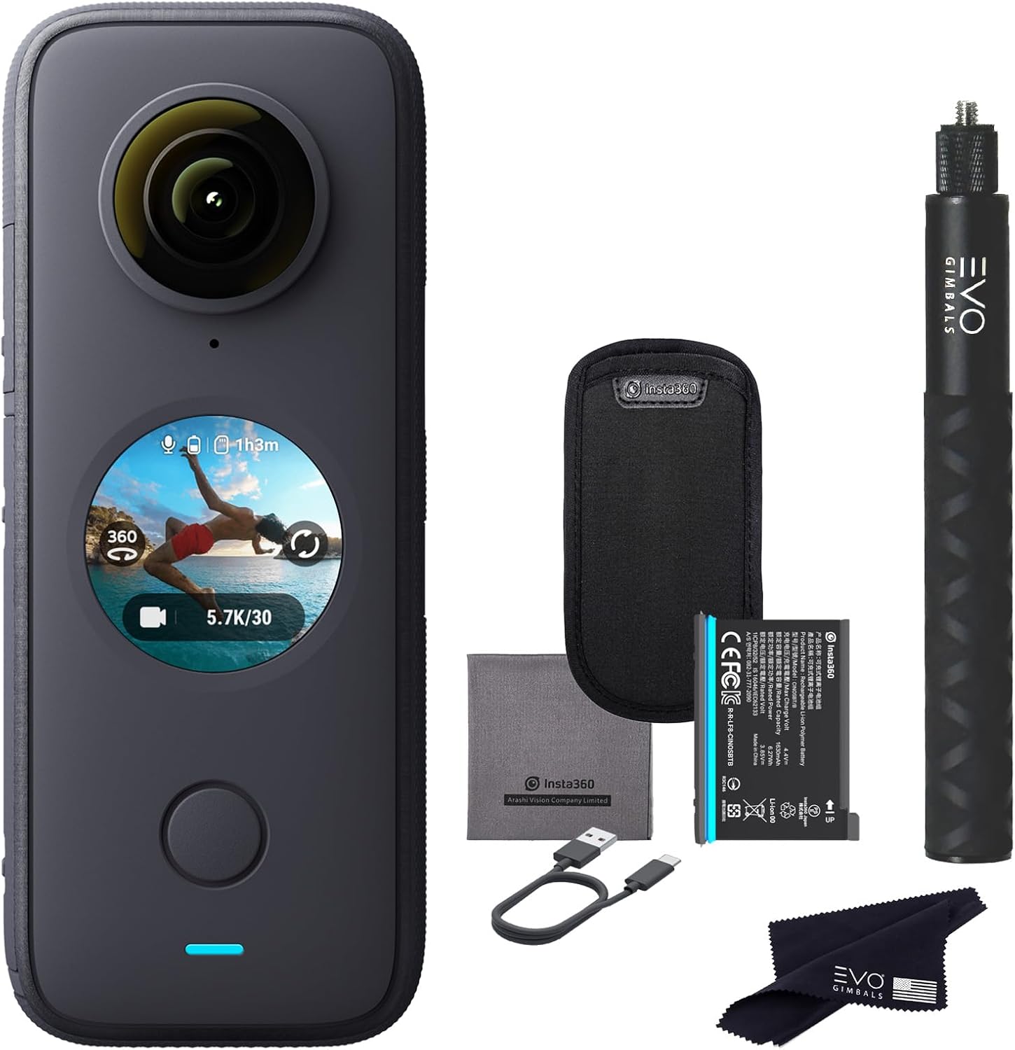 Insta360 ONE X2 360 Camera Video, Front Bangladesh Ubuy