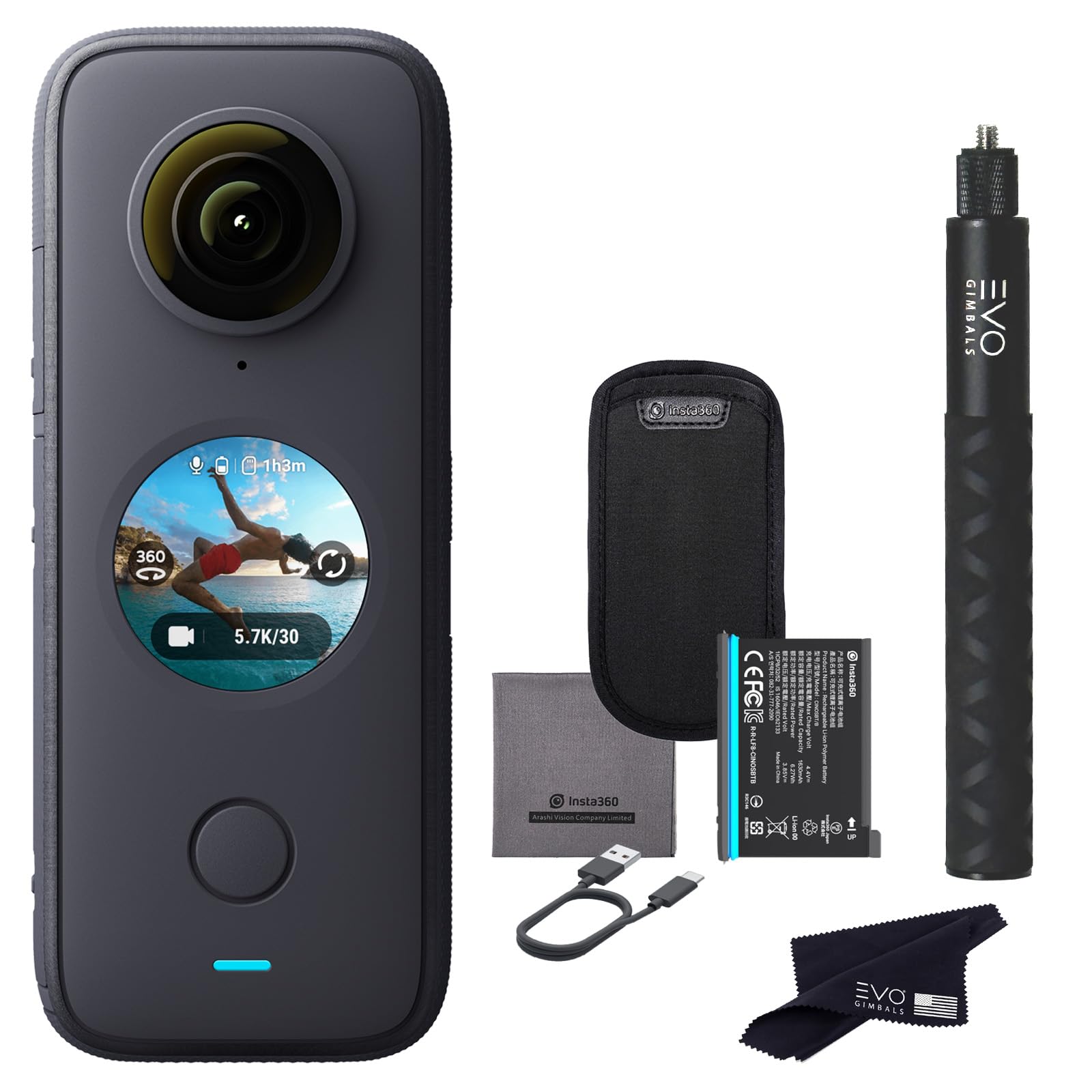 【sky】Insta360 ONE X2 360度アクションカメラ Amazon.com : Insta360 ONE X2 360 Camera with Touchscreen