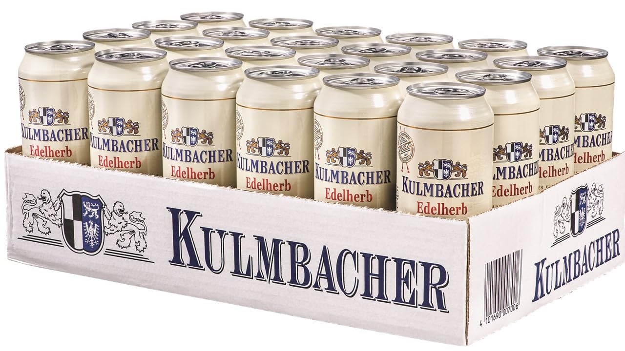 Kulmbacher Edelherb Pils - 24 Dosenbiere 0,5 l EINWEG (24 x 0,5 l)