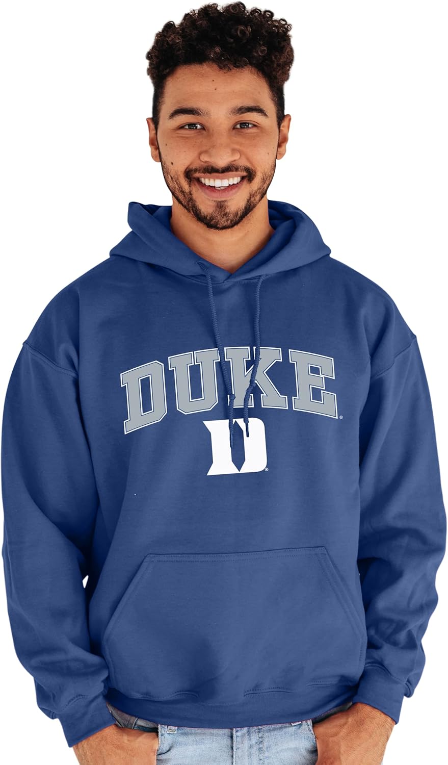 Blue 84 NCAA unisex-adult Duke Blue Devils Hooded Sweatshirt Arch Over Officially Licensed