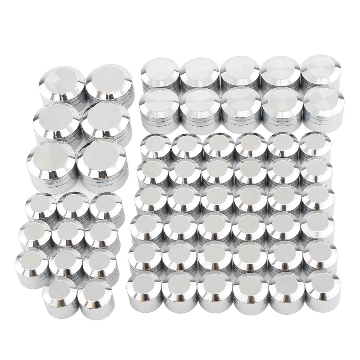 Motorcycle Bolt Covers Head Bolts Engine Toppers Caps Kit for Harley 2017-2025 Touring Road King Street Glide Electra Road Glides 2018-2025 Softail Fatbob Breakout (Chrome)
