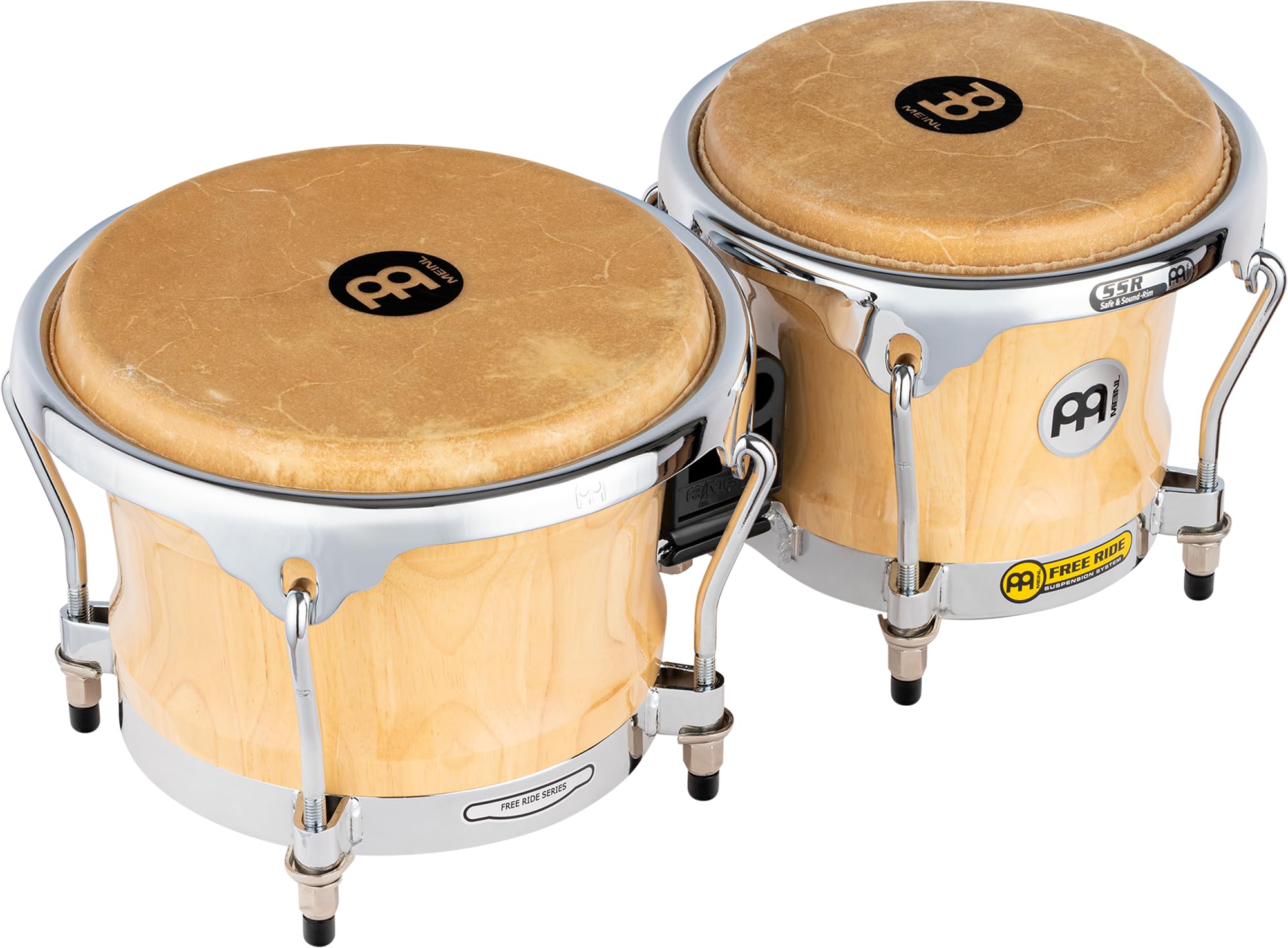 Meinl Percussion FWB400NT - Bongo de madera con parche natural (madera) (7")