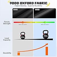 Vista 3 de Trekassy Columpio gigante para árbol de plataforma de 700 libras de 60 pulgadas para niños y adultos, impermeable, con marco de acero duradero y 2