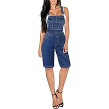 Hybrid & Company Womens Bermuda Overalls