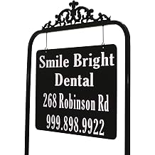 Address America Montrachet Double-Sided Reflective Business Lawn Sign