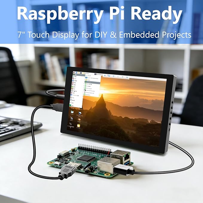 Monitor Táctil Portátil 7 Pulgadas HD 1280x800 IPS USB-C HDMI miniatura 5